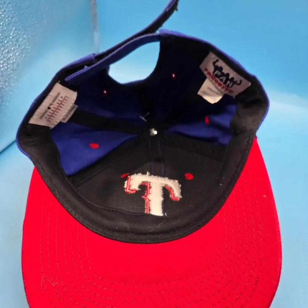 Mlb Texas Rangers Youth Adjustable Hat (BR)
